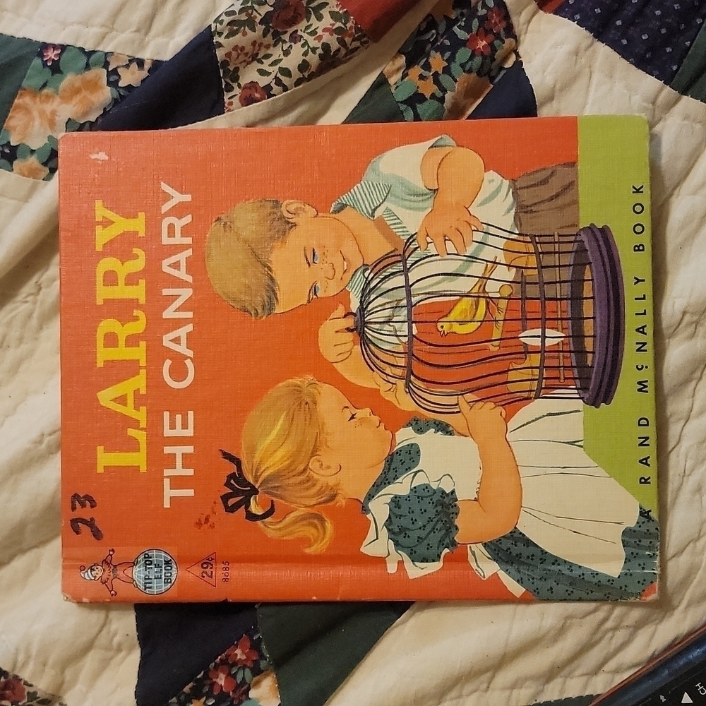 Larry the canary vintage kids book
